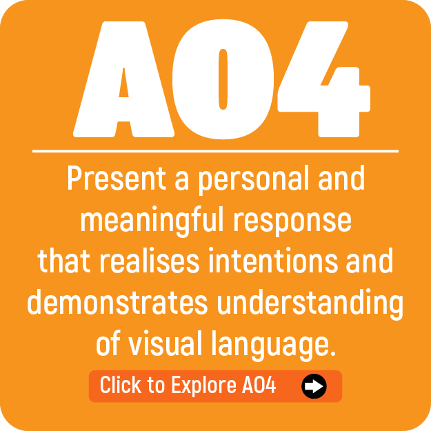 Present a personal and meaningful response that realises intentions and demonstrates understanding of visual language.