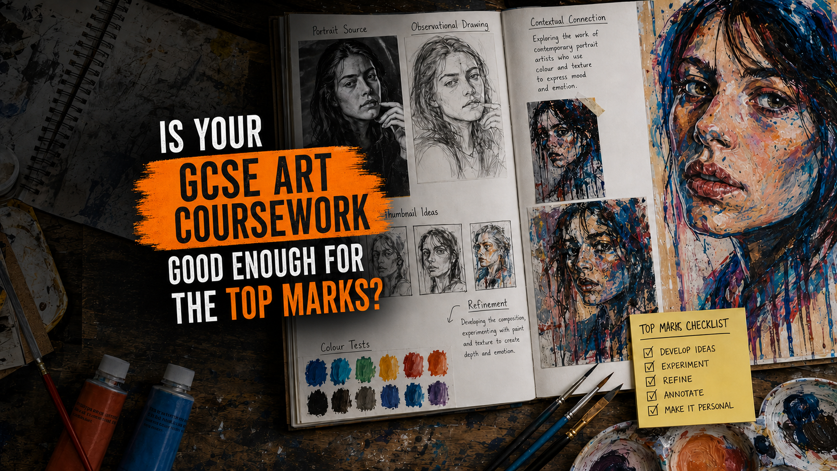 Is your GCSE artwork good enough for top marks