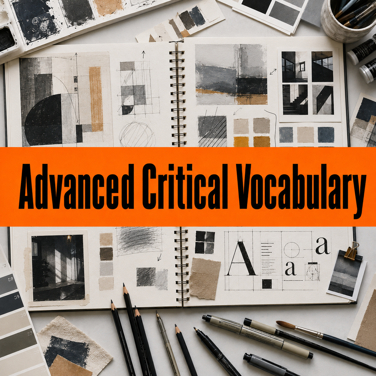 Advanced Critical Vocabulary teacher resource for GCSE and A Level Art and Design