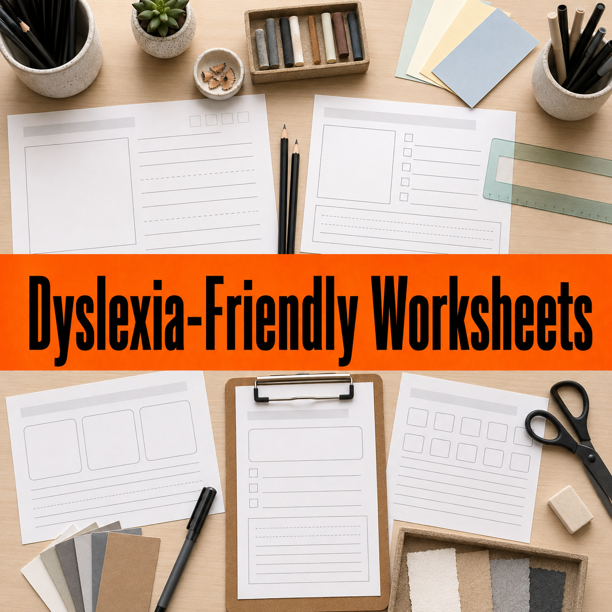 Dyslexia-Friendly worksheets image
