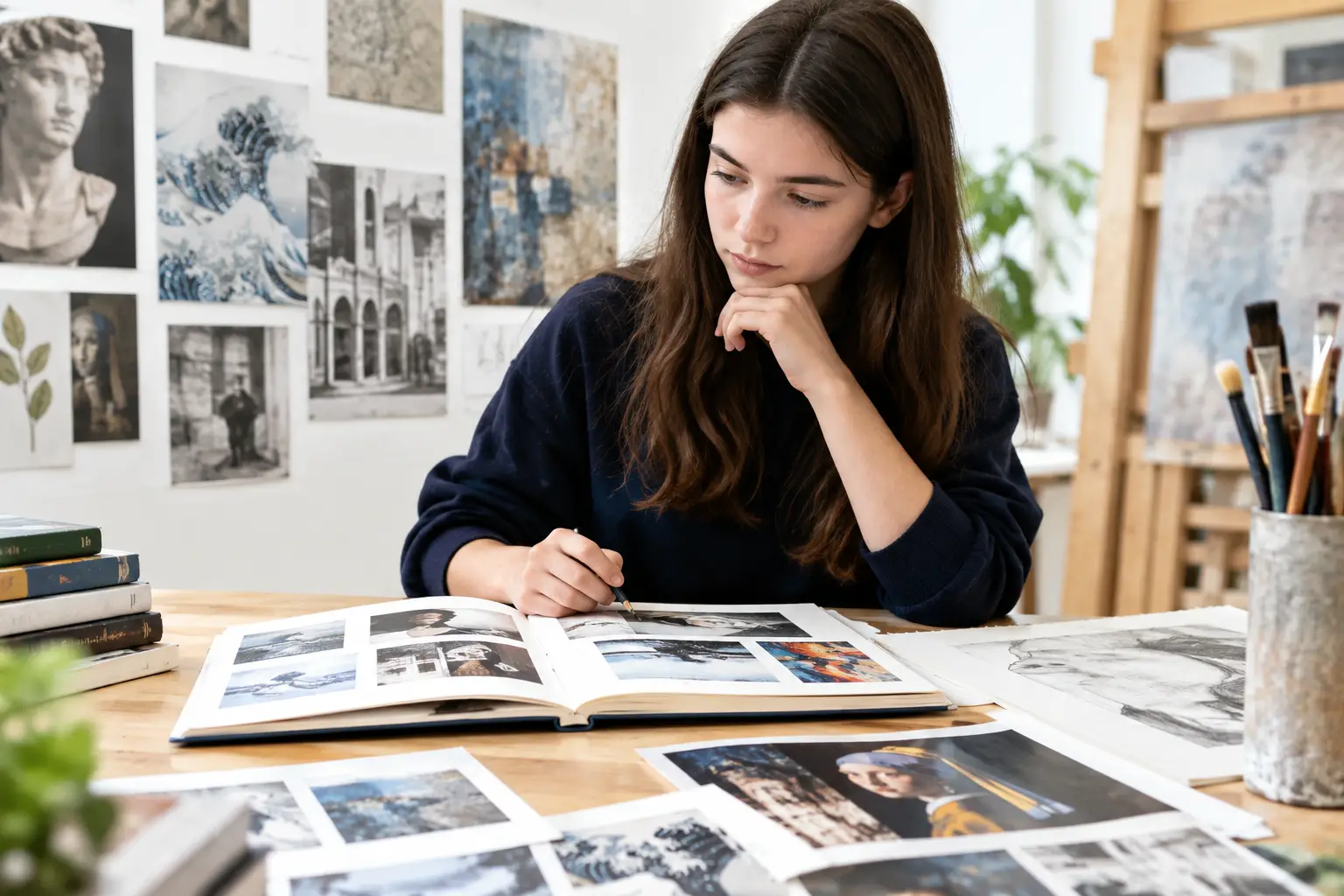 Artist Research Versus Copying in GCSE Art